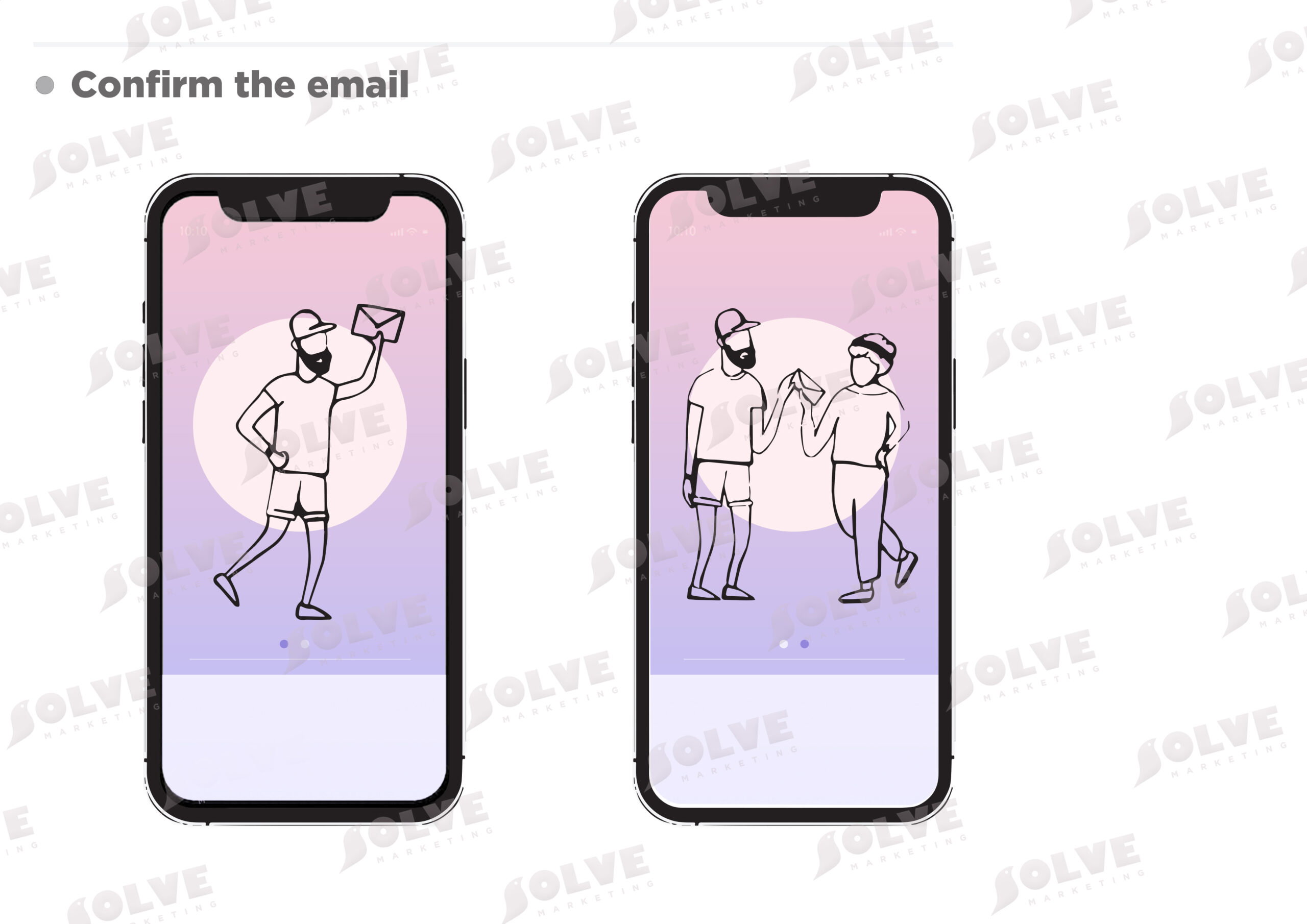 Developing marketing illustrations for a mobile app — our case study