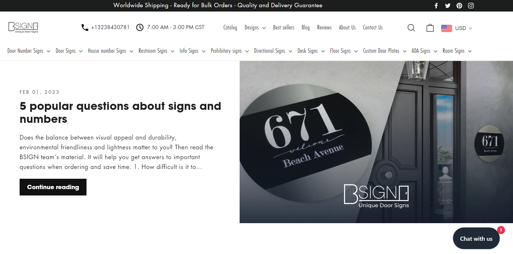 BSIGN: Ukrainian manufacturer of interior signs in the US, Canada, and Europe