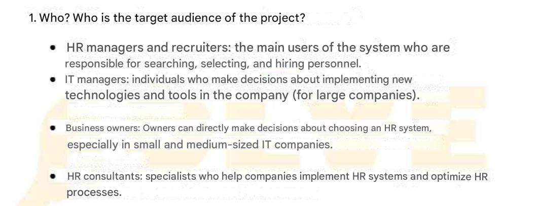 Developing a marketing strategy for the MayBee HRM platform: our case study